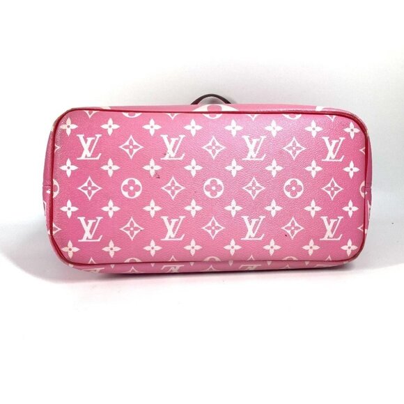LOUIS VUITTON M45127 Monogram Escal Neverfull MM Shoulder Bag Tote Bag Red/pink - Picture 4 of 14